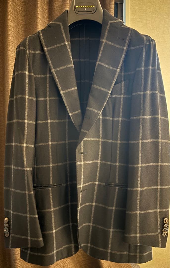 GABRIELE PASINI チェックスーツ　42