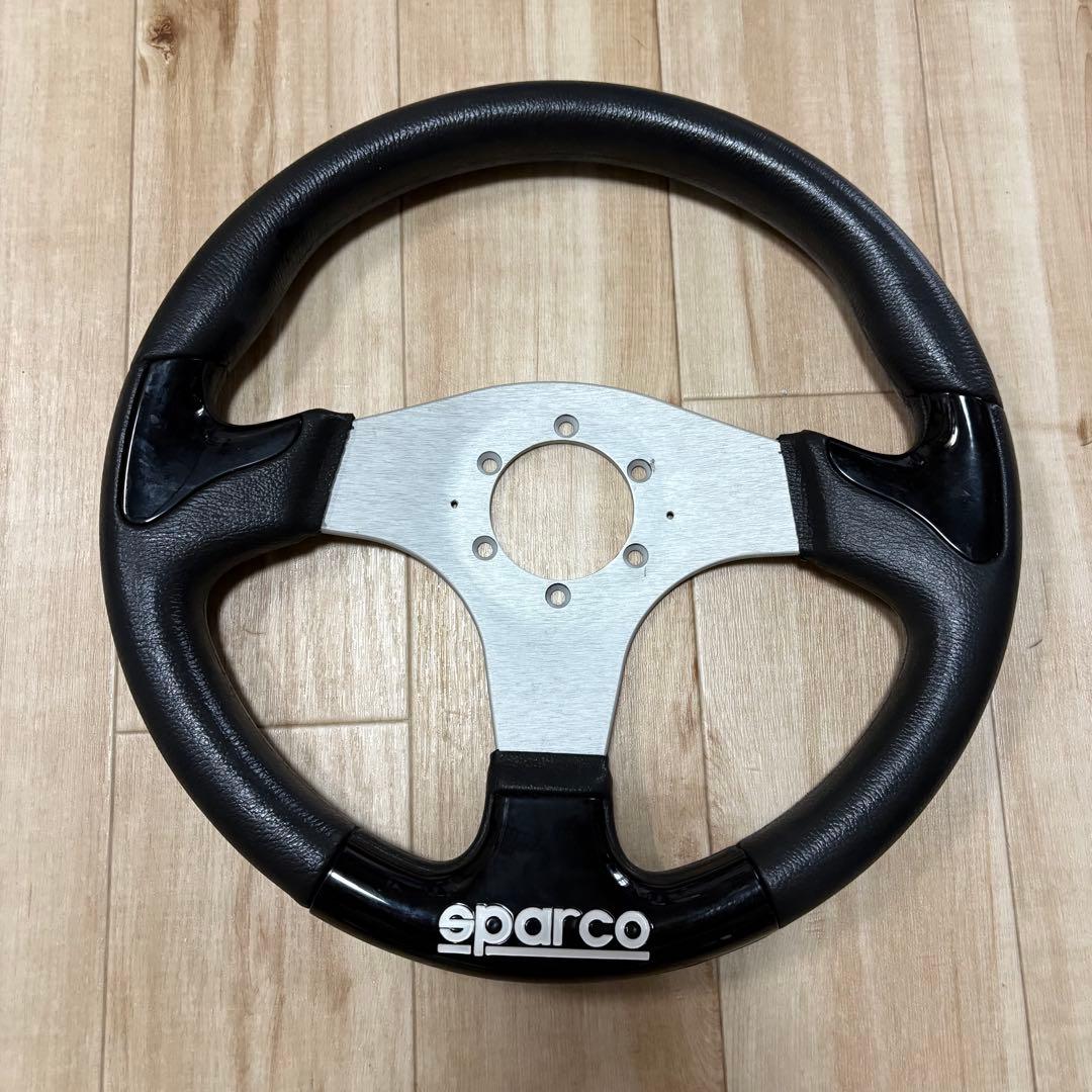 スパルコ sparco ハンドル 本体 スポーツカー レザー