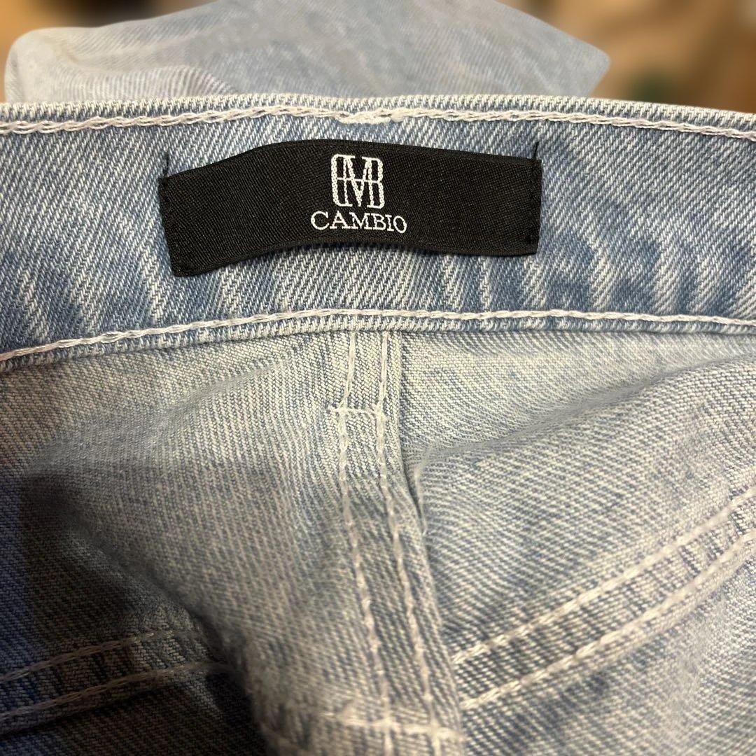 パンツ CAMBIO Denim Balloon Silhouette Pants