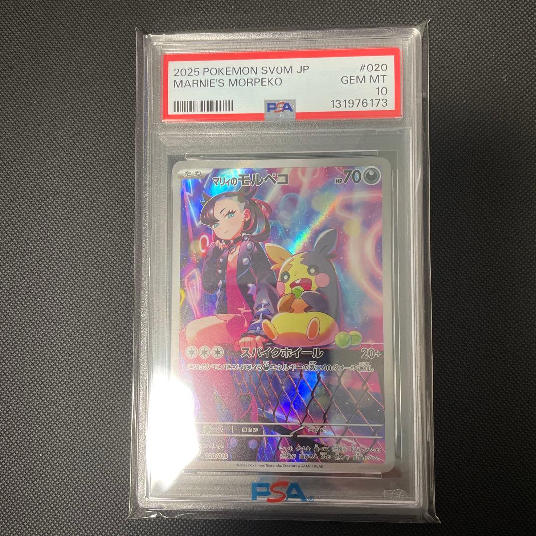 【PSA10】マリィのモルペコ AR スターターセットex 020/019