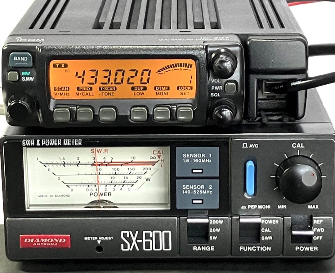 ICOM IC-207D 50w アマチュア無線 モービル機 トランシーバー