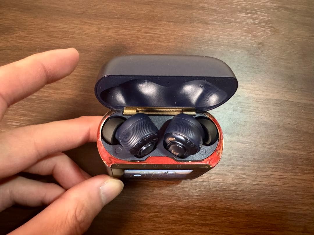 【美品】JBL TOUR PRO 3 ネイビー ワイヤレスイヤホン