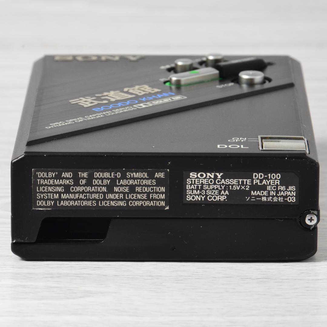 SONY WALKMAN DD-100 武道館 カセットウォークマン 整備済