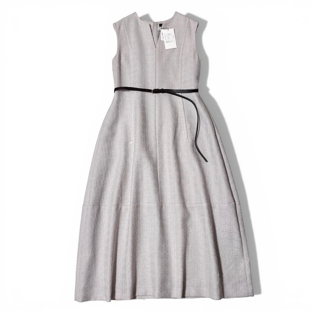 新品タグ付✨️定価9.4万　エブール　イタリア製生地　リュクスツィード ワンピース