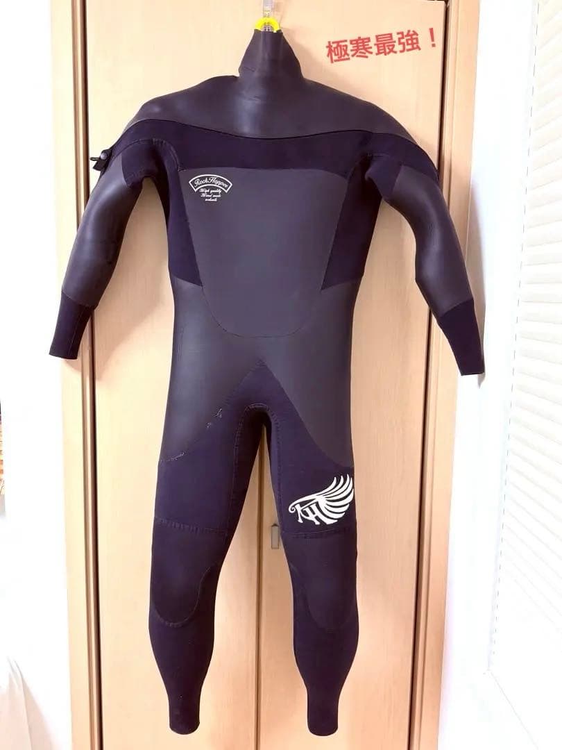 【値下げ】 ロックホッパー5mm×3mmセミドライウェットスーツメンズMサイズ