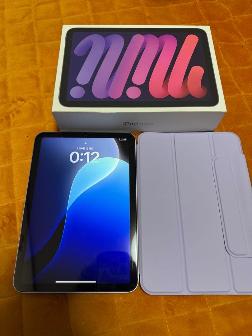 iPad mini 7 パープル ケース付き