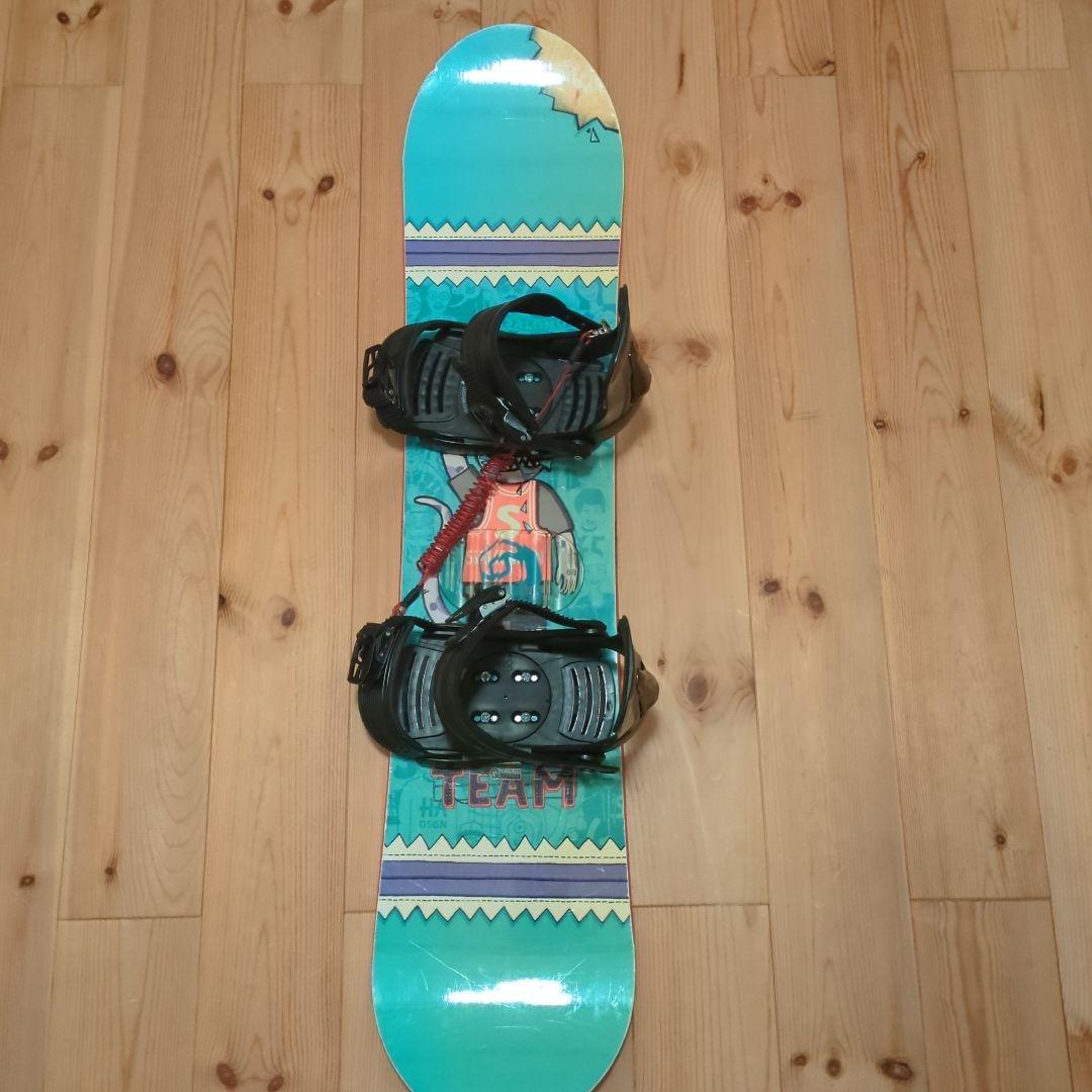 SALOMON 子ども用スノーボード バインディング付き 115cm