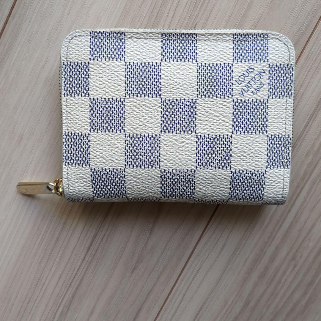 b*3様 ルイヴィトン ダミエ アズール ジッピー パース コンパクトウォ