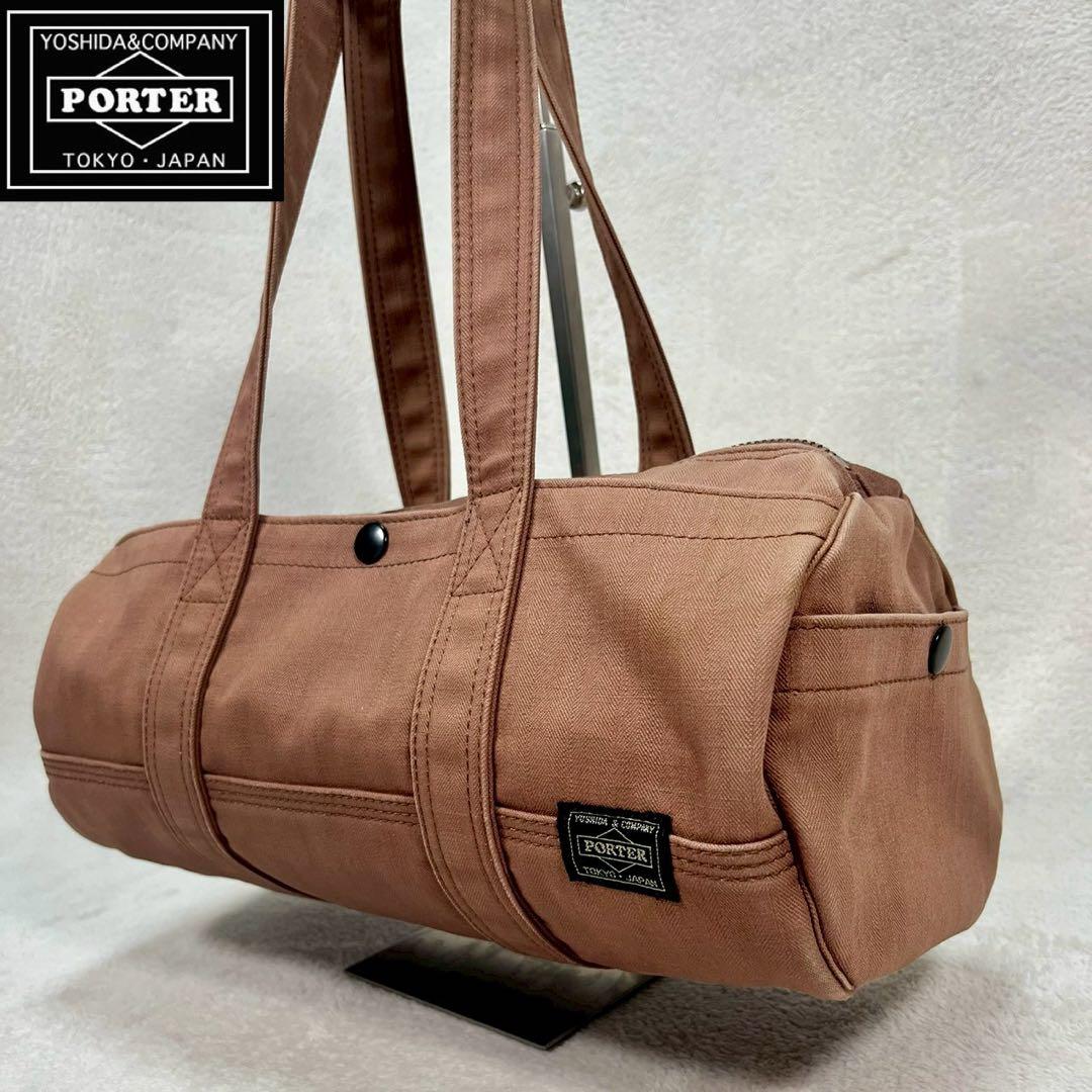 【極美品✨】POTER ミニボストンバッグ ハンドバッグ 肩掛け可 廃盤レア‼️