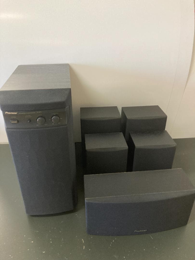 パイオニアS-W3 サブウーファー+スピーカーセット(5台)