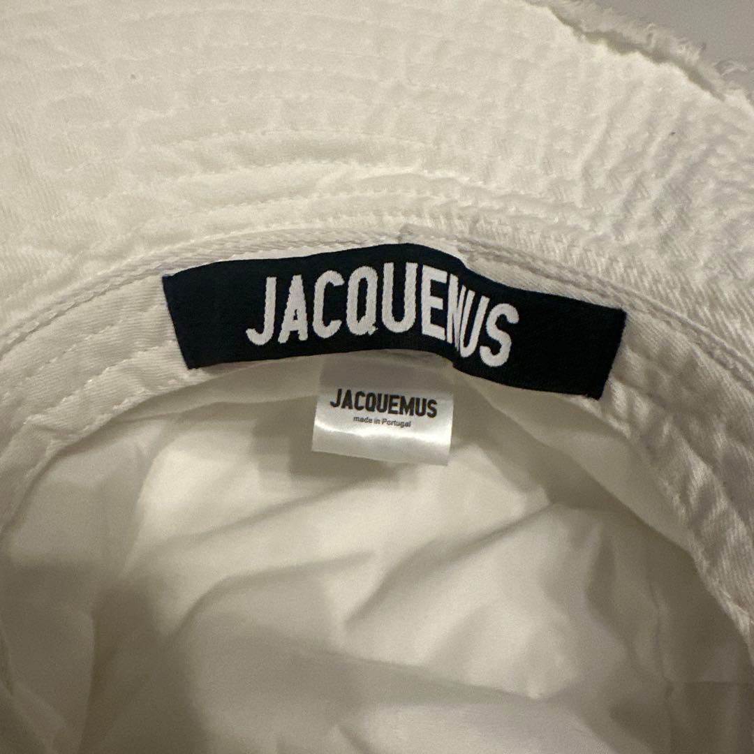 JACQUEMUS ホワイト 帽子 バケットハット