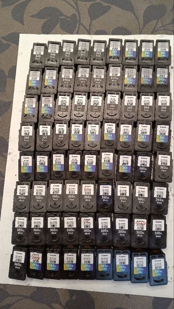 キャノン　Canon 使用済みインク　72 個　純正