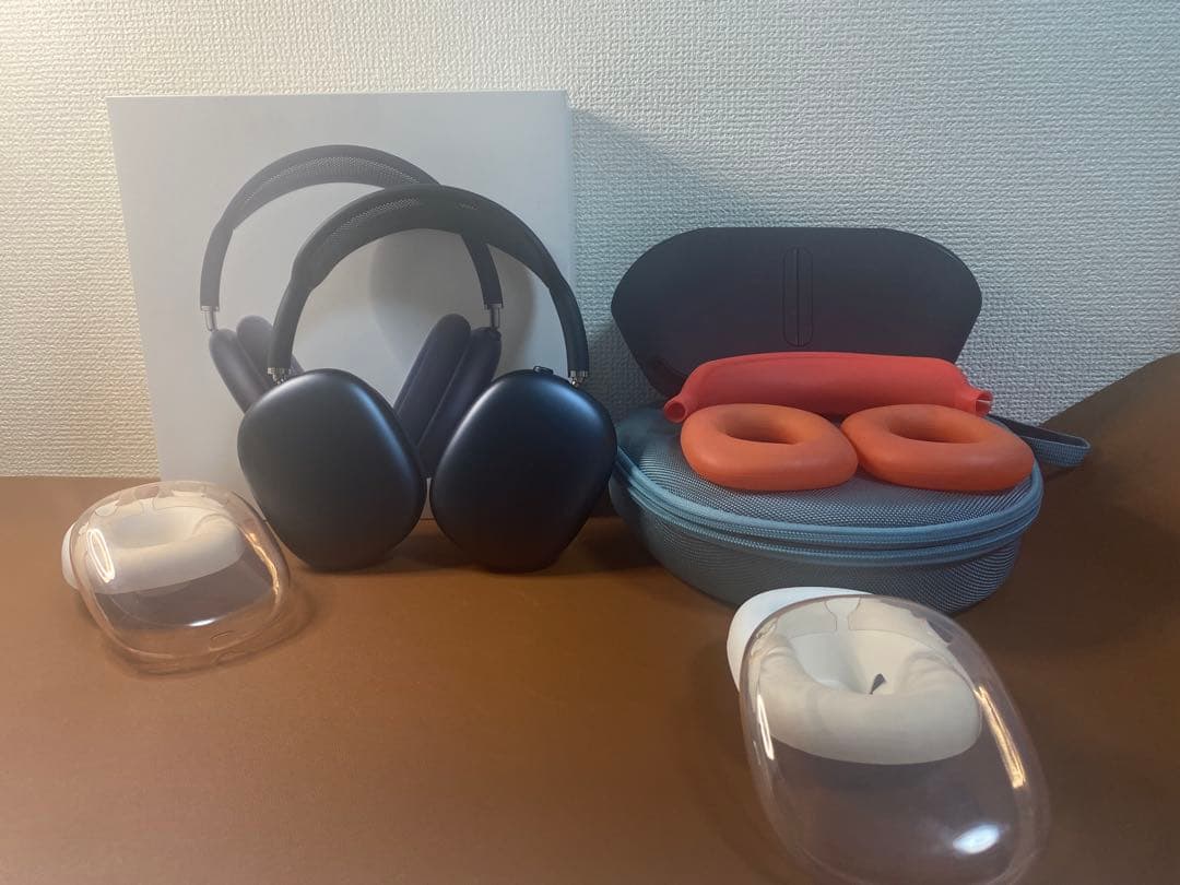 【即発送】AirPods Max USB-C ミッドナイト【おまけケース付】