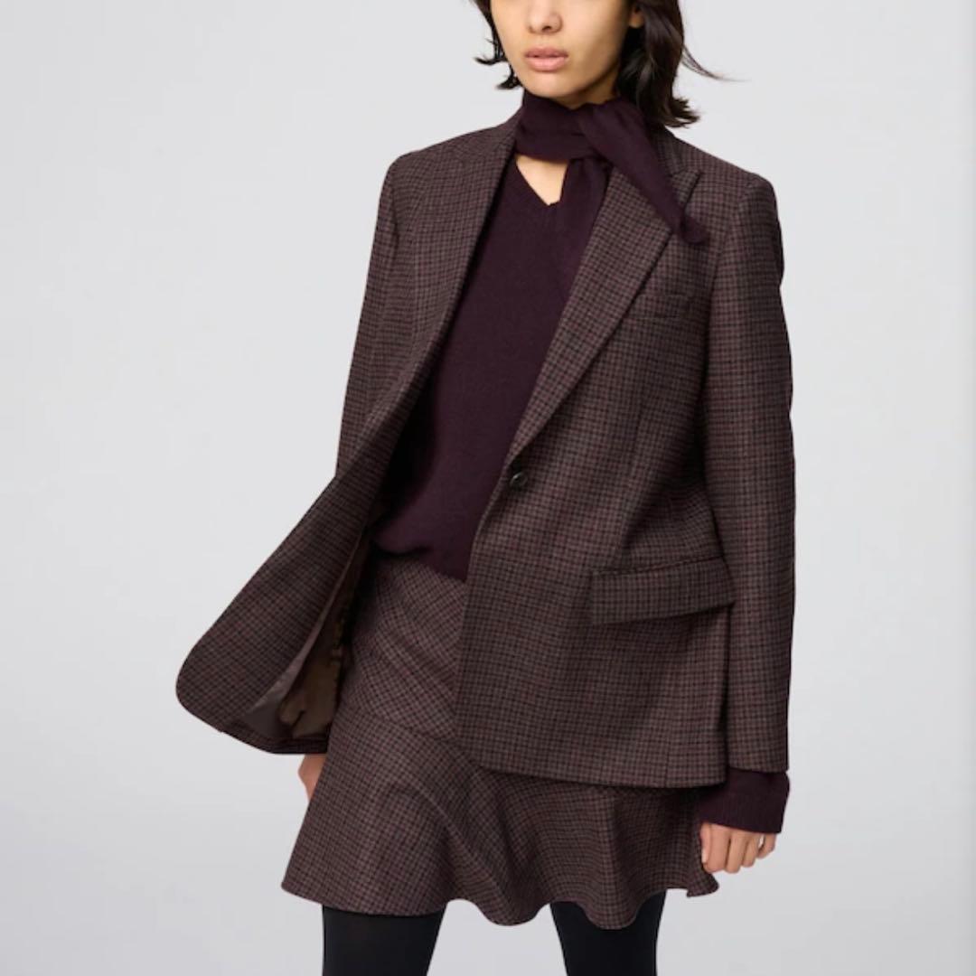 ユニクロC ツイードテーラードジャケット