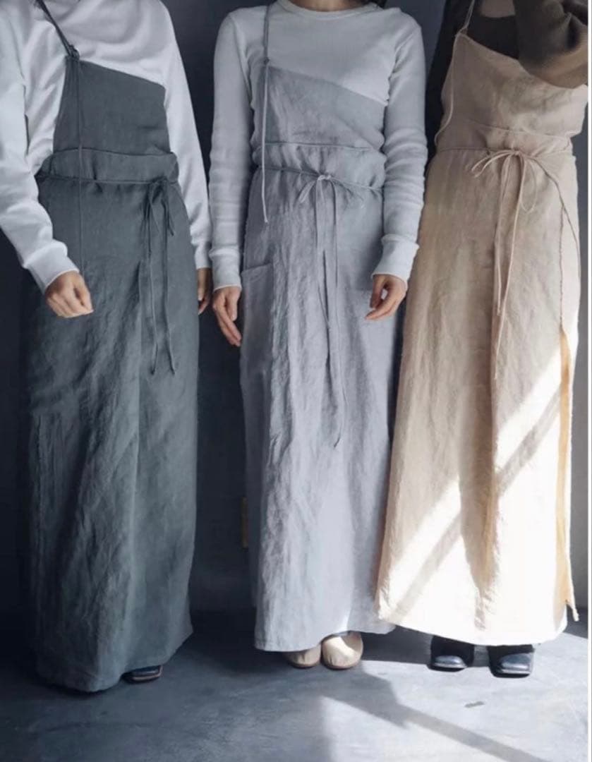 this__ オリジナル　エプロン　月白