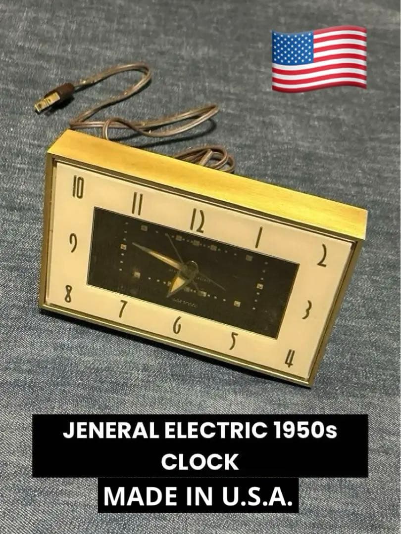 JENERAL ELECTRIC ゼネラルエレクトリック 1950s 時計 レア