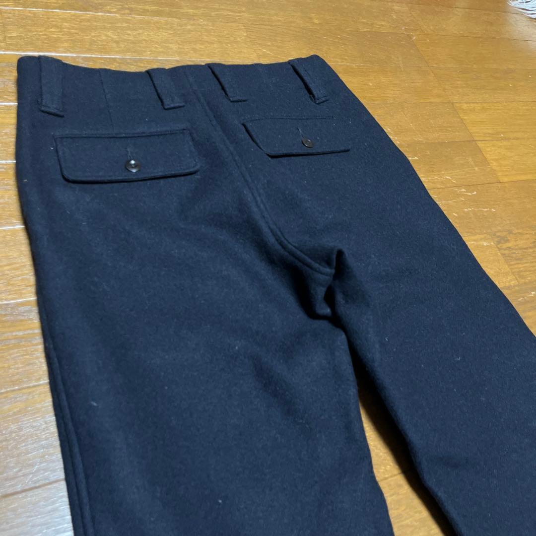 マーガレットハウエル ウールパンツ 濃紺