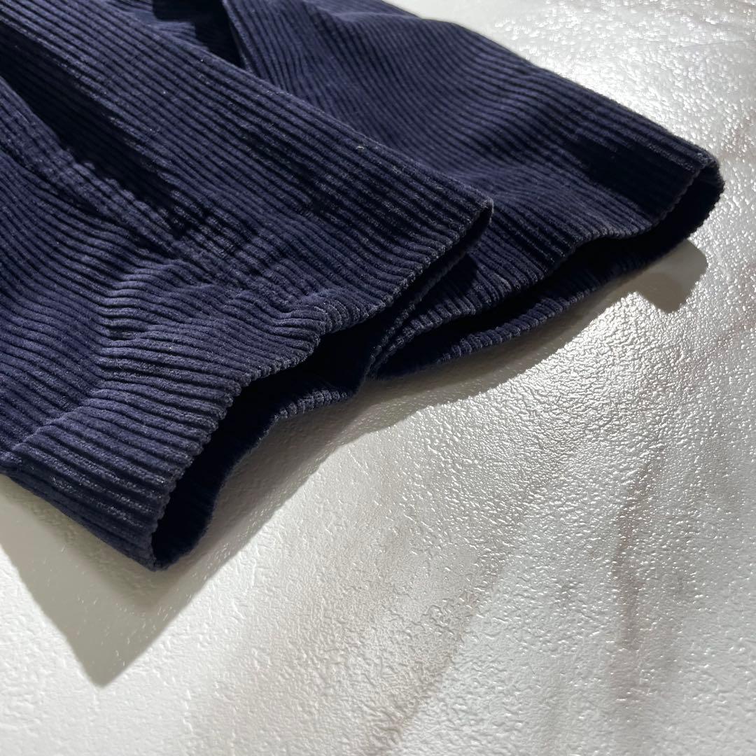 入手困難✨ 45R コーデュロイジャケット Rロゴ刺繍 ネイビー ボタン