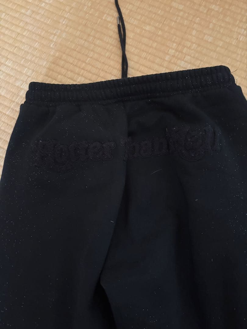 HTH フード付きスウェットパーカーセットアップ ブラック