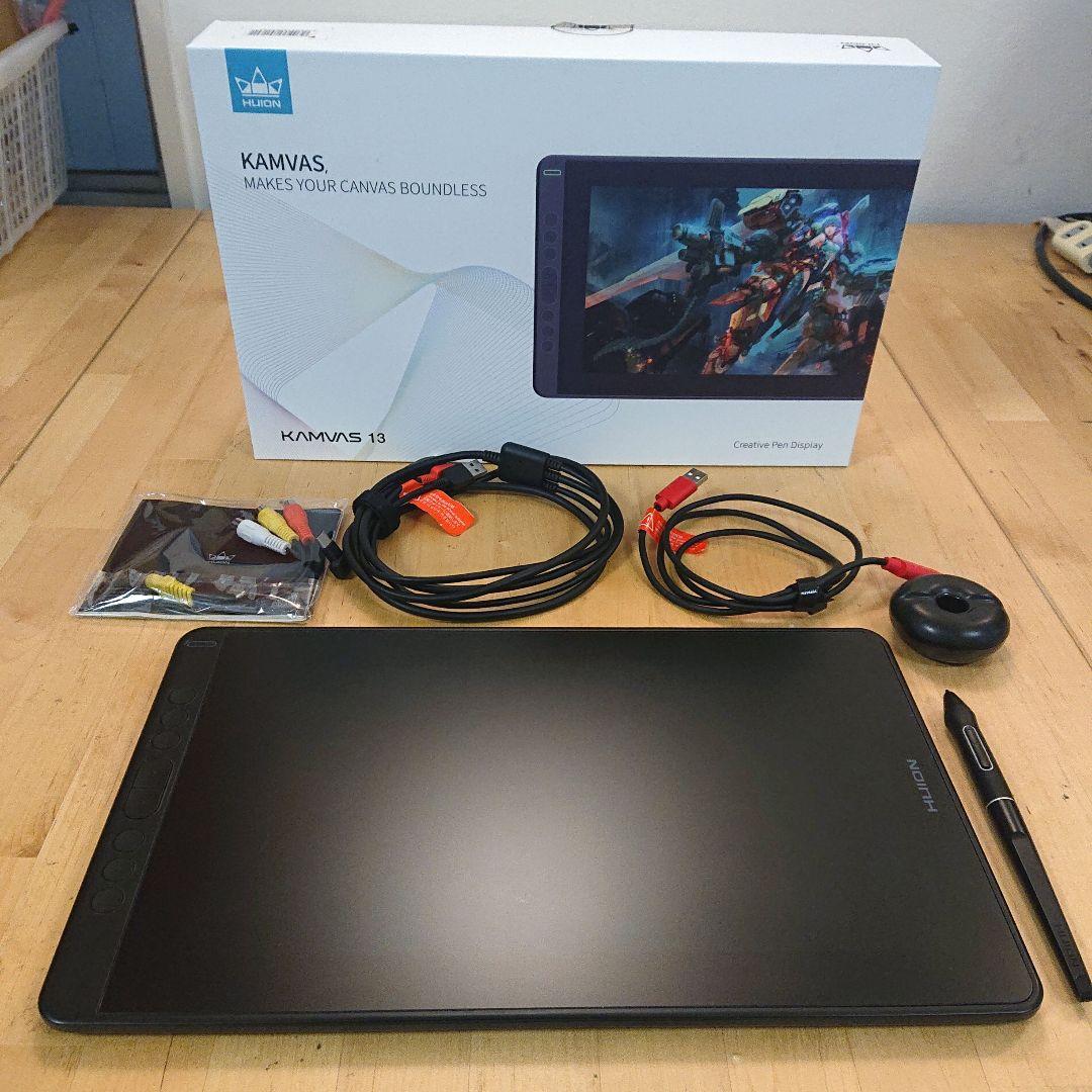 値下げ/スタンドなしお得！HUION KAMVAS 13インチ ペンタブレット