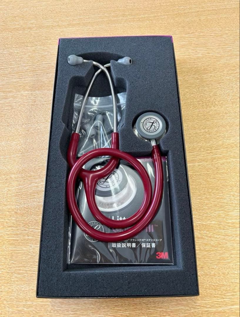 Littmann Classic III 聴診器 バーガンディ