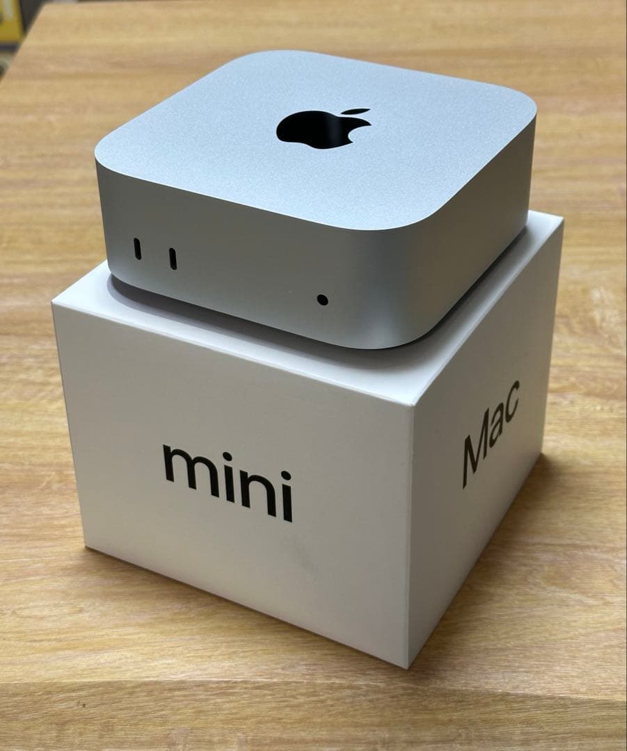 Macデスクトップ Mac mini 2024 Apple M4 24GB 512GB