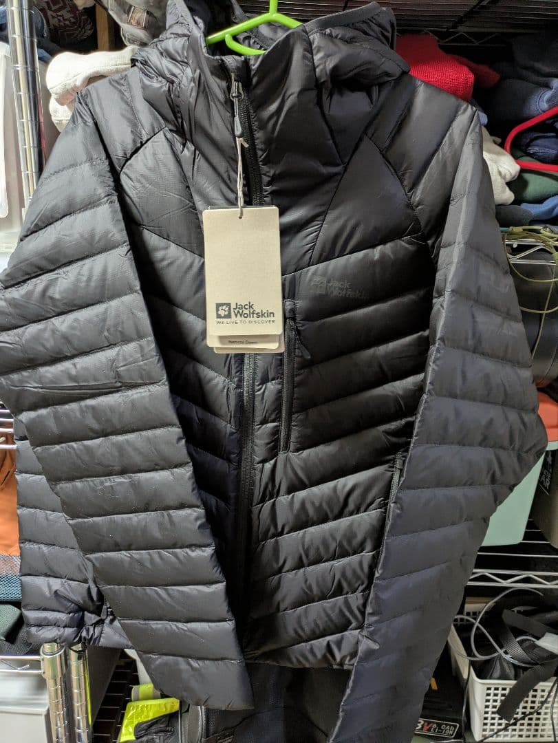 Jack Wolfskin ブラックダウンジャケット