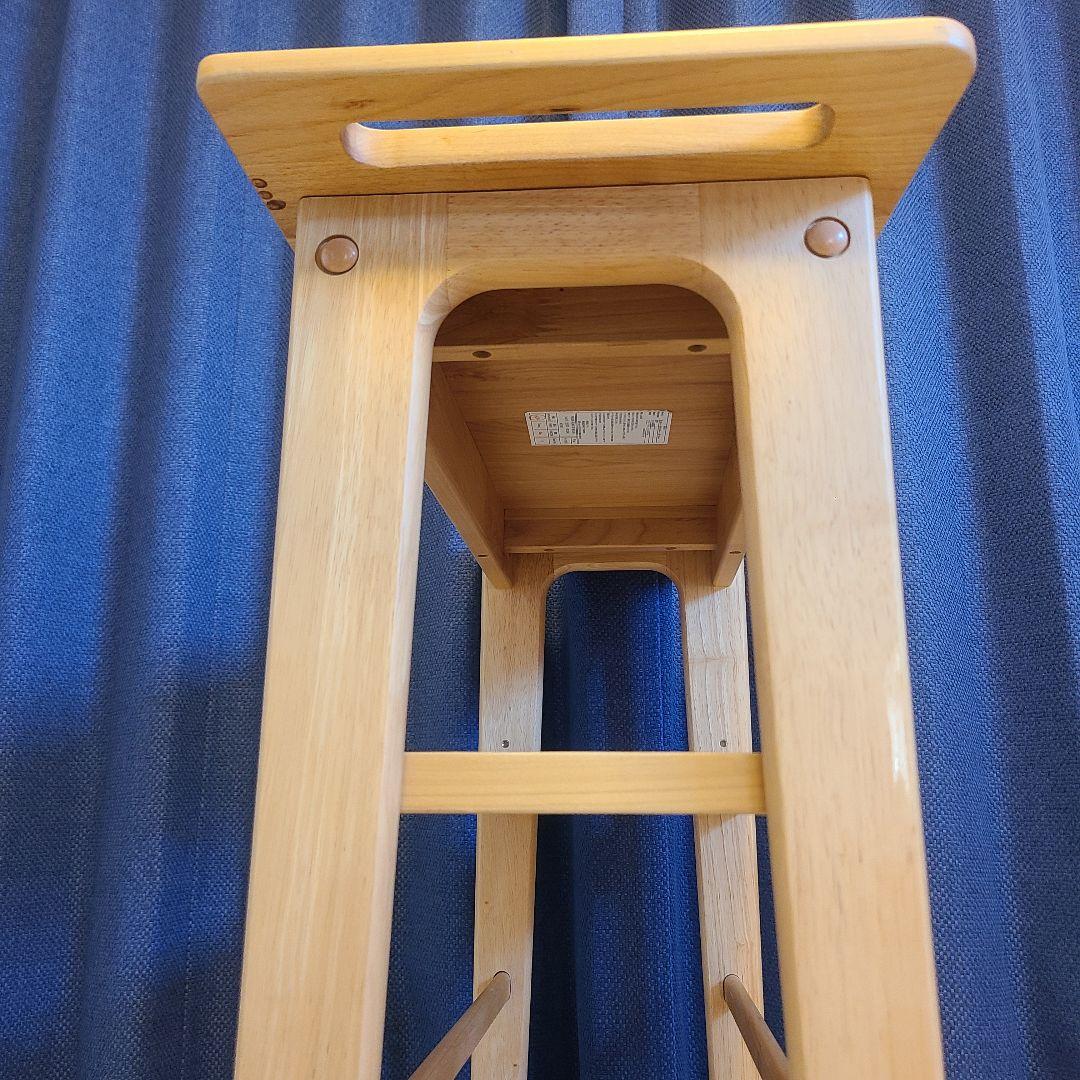 【極美品】ニトリ ワゴン アルナスDF 80 LBR キッチンワゴン 天然木