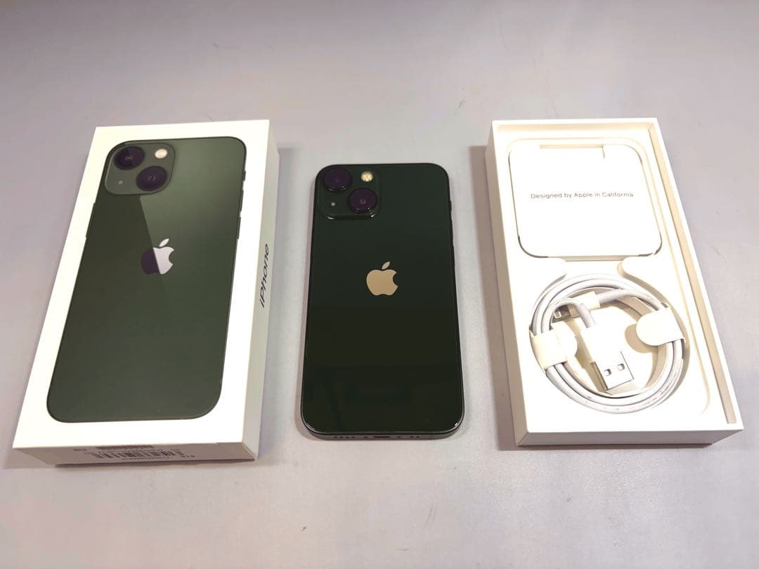 極美品 Apple iPhone 13 mini 256GB グリーン