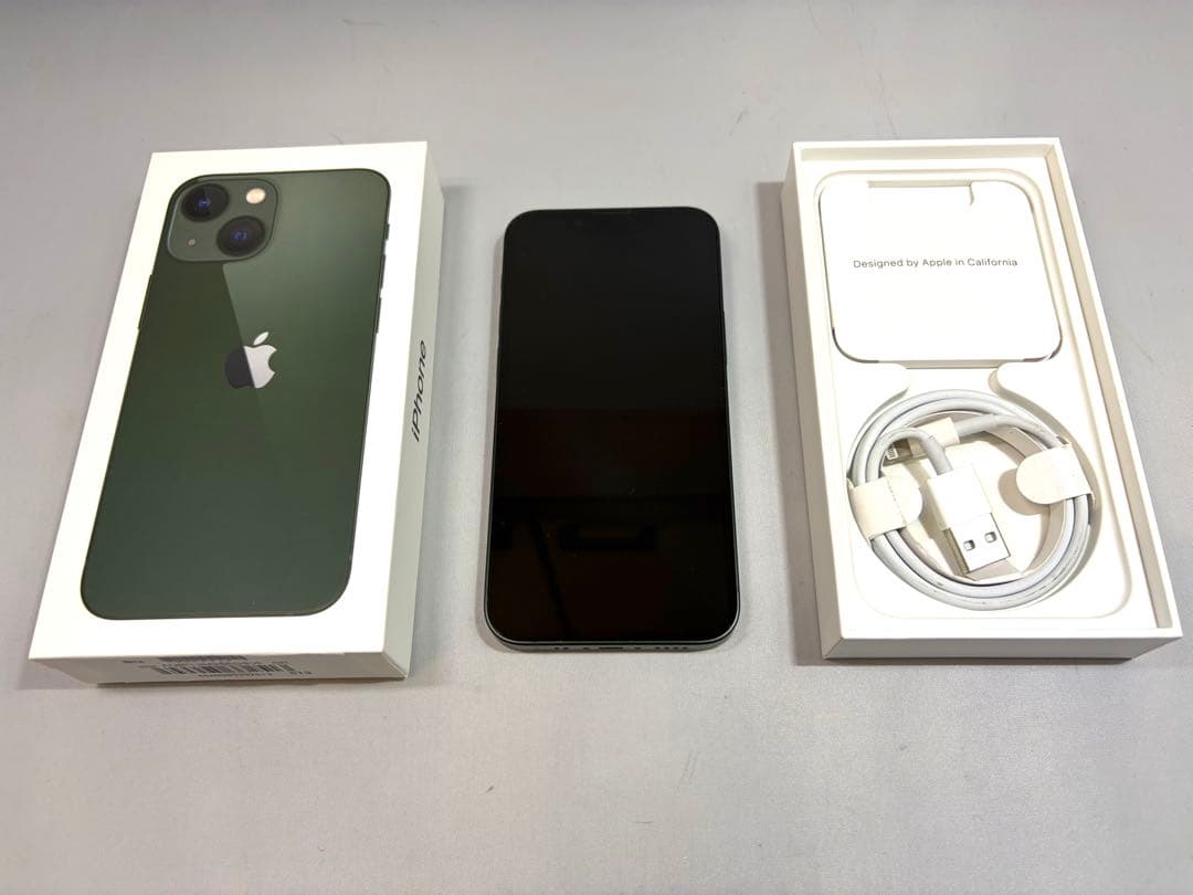 極美品 Apple iPhone 13 mini 256GB グリーン