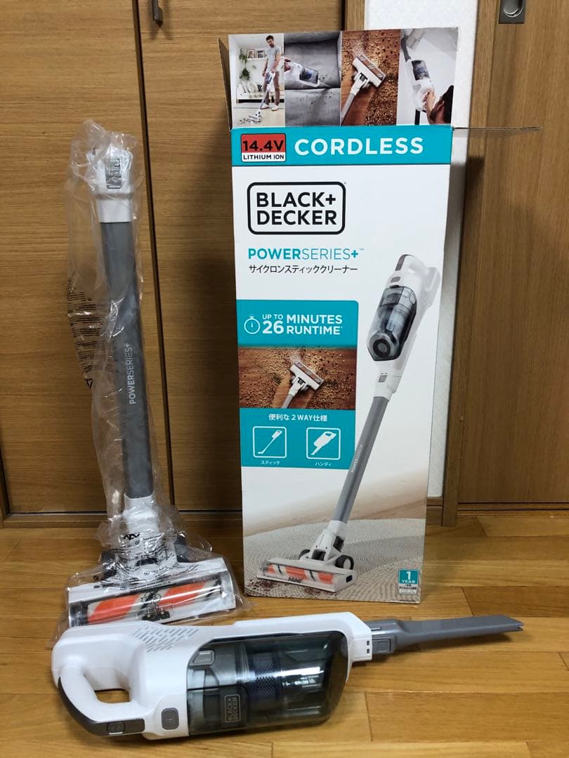 Black+Decker サイクロンクリーナー 14.4V 2025年製