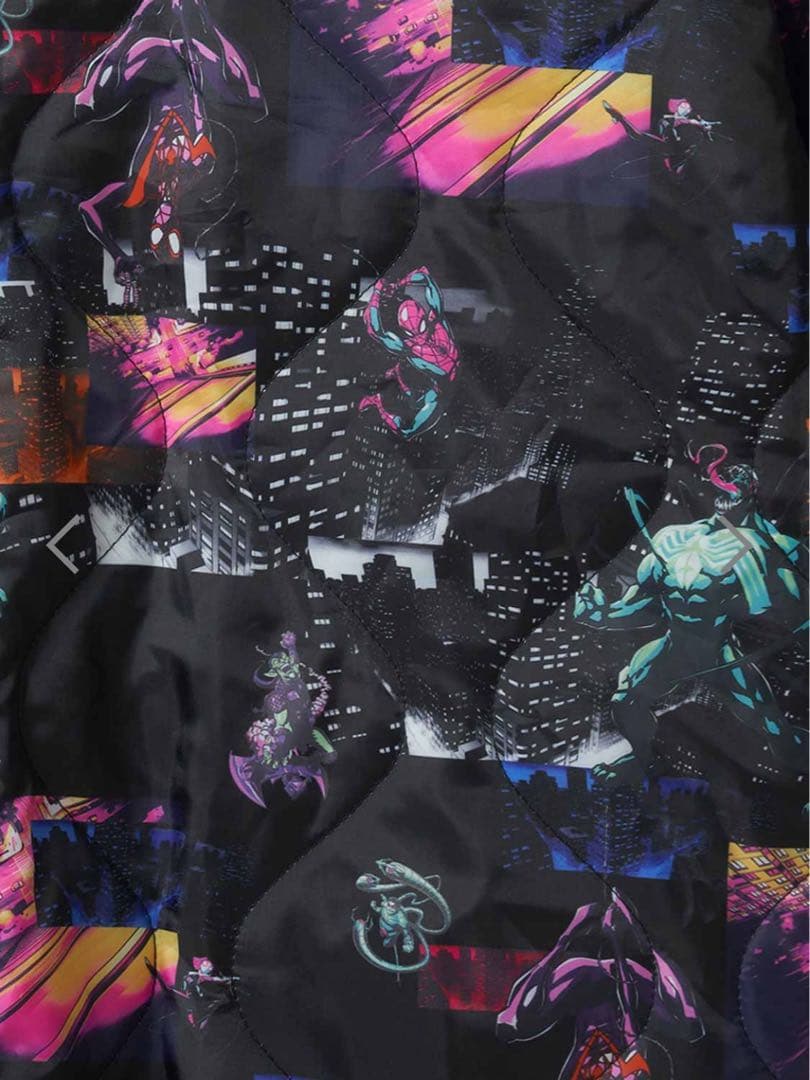 グラニフ　スパイダーマン　スパイディ VS ヴィラン　モッズコート