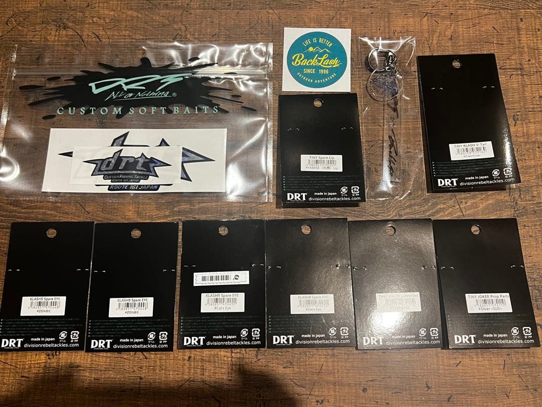 DRT スペアパーツ　矢橋リップ　ステッカー等