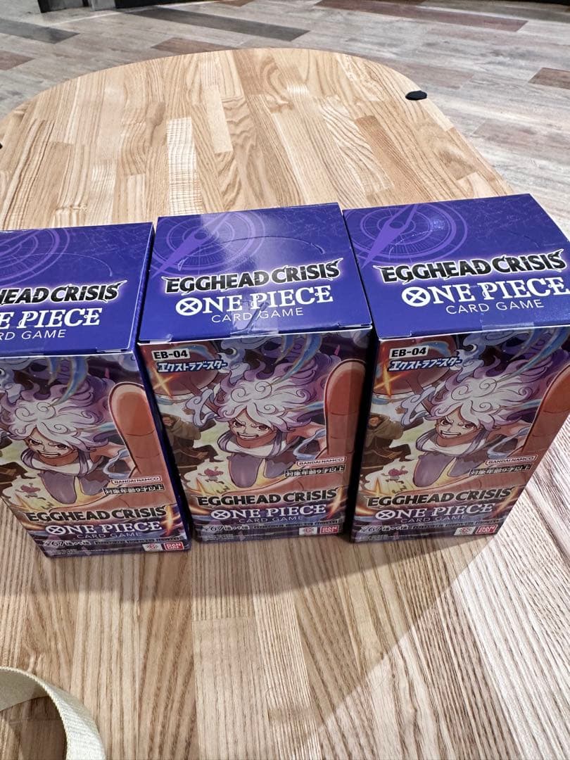 EGGHEAD CRISIS ONE PIECE カードゲーム 3BOXセット
