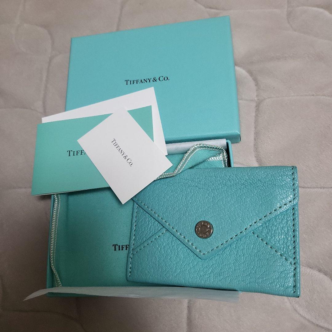 【ne】未使用品　ティファニー　エンベロープ　カードケース　名刺入れ
