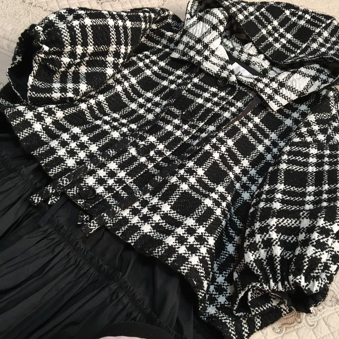 Rene ルネ♡素敵なツイードジャケット　卒業式　ブラックフォーマル