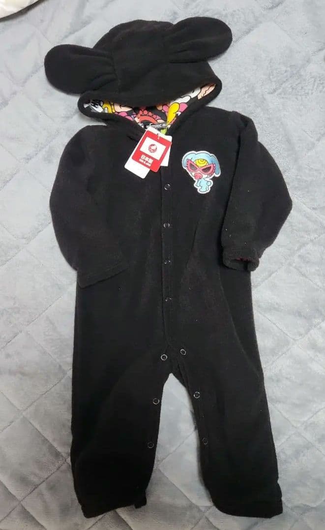 新品タグ付き　HYSTERICMINI ロンパース　80cm　リバーシブル