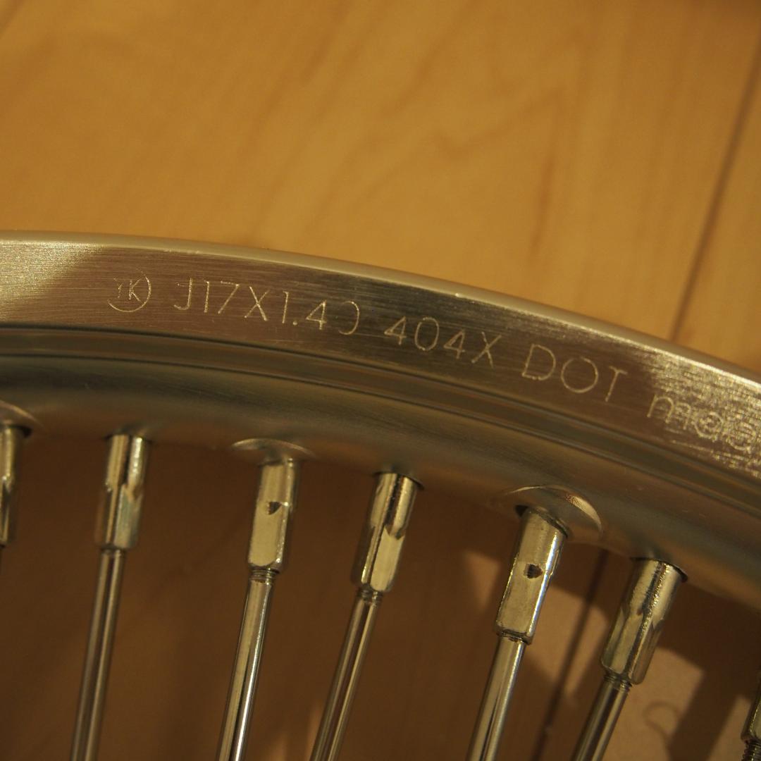 前後17インチ　スーパーカブ　WAVE110　71スポークホイール　新品