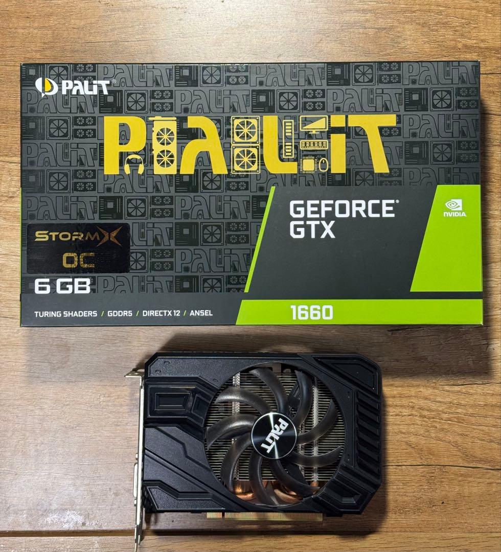 PALIT GeForce GTX 1660 6GB STORMX OC箱付き