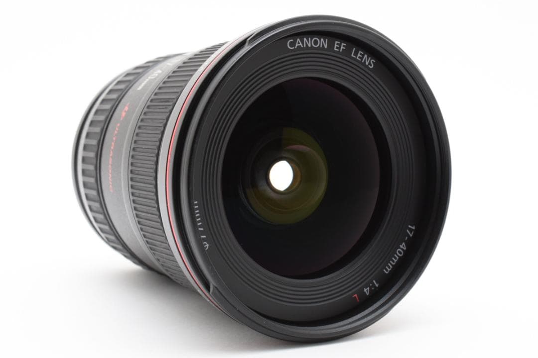 広角　明るいレンズ！Canon EF 17-40mm f/4L USM レンズ