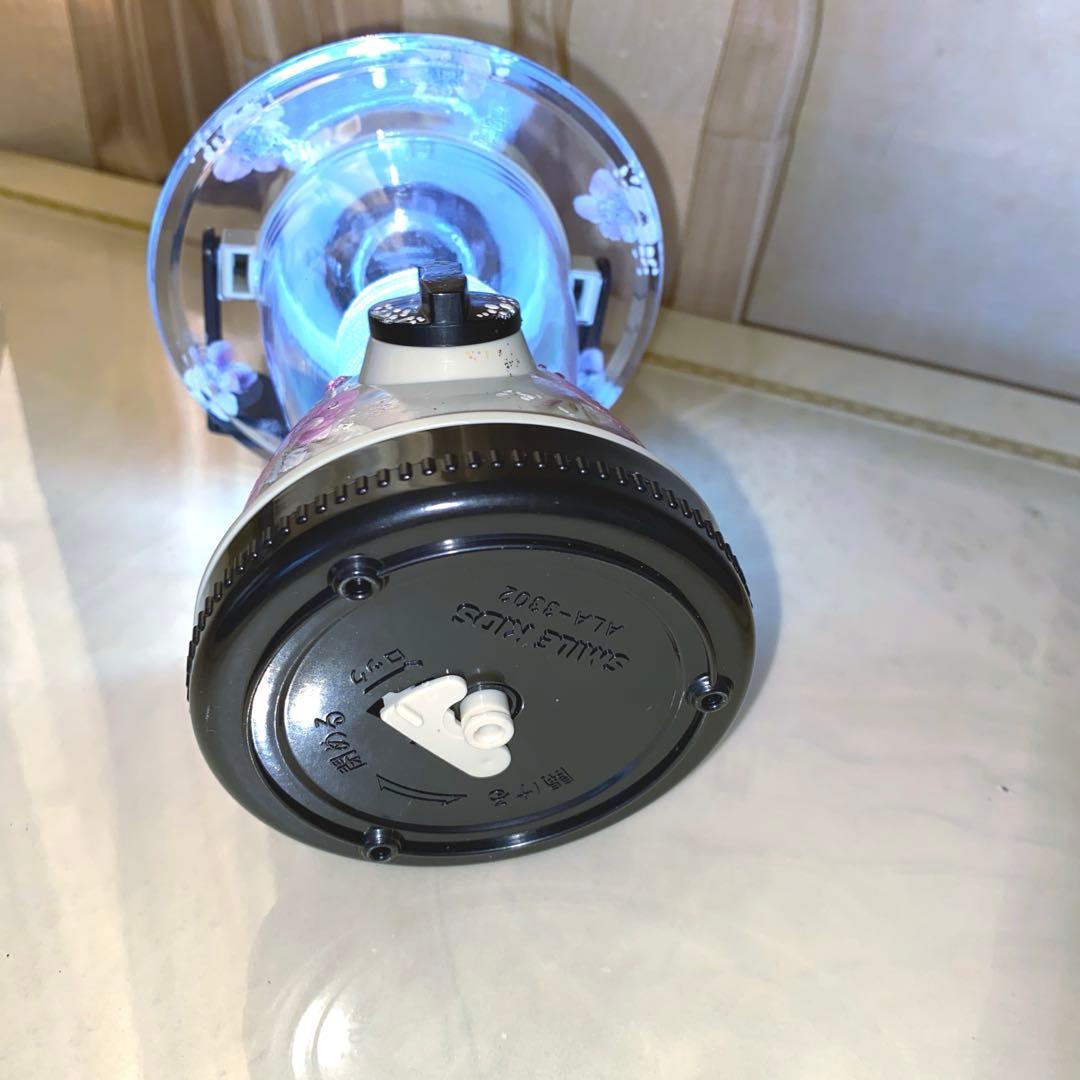 長傘　ランタン　薔薇　手描き　トールペイント