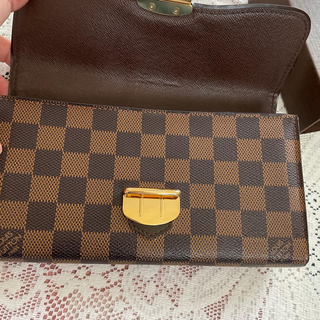 Louis Vuitton ダミエ・キャンバス 長財布　美品