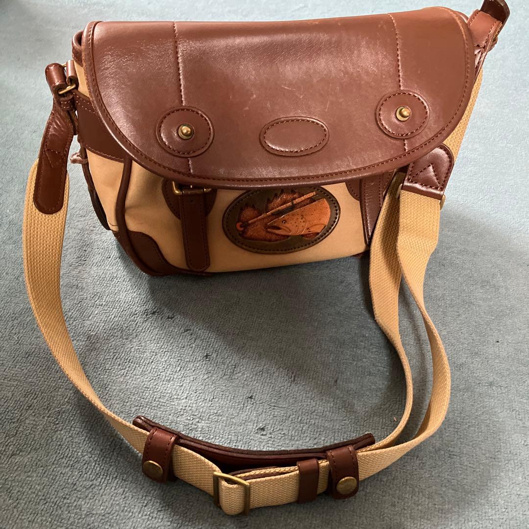 ブラウンベージュ フラップショルダーバッグ NO.79