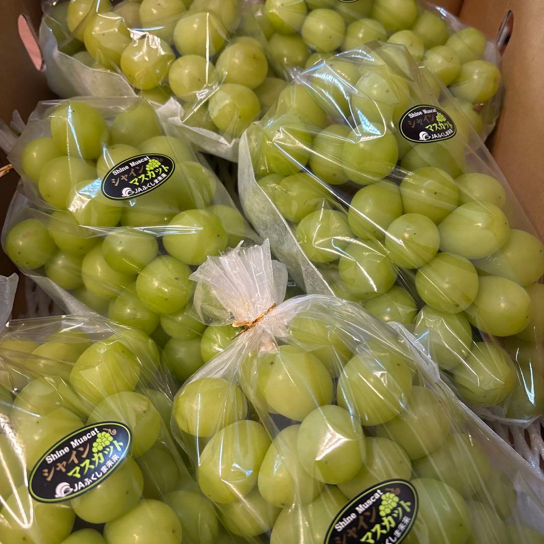 シャインマスカット 特秀品6房 5キロ JAふくしま未来