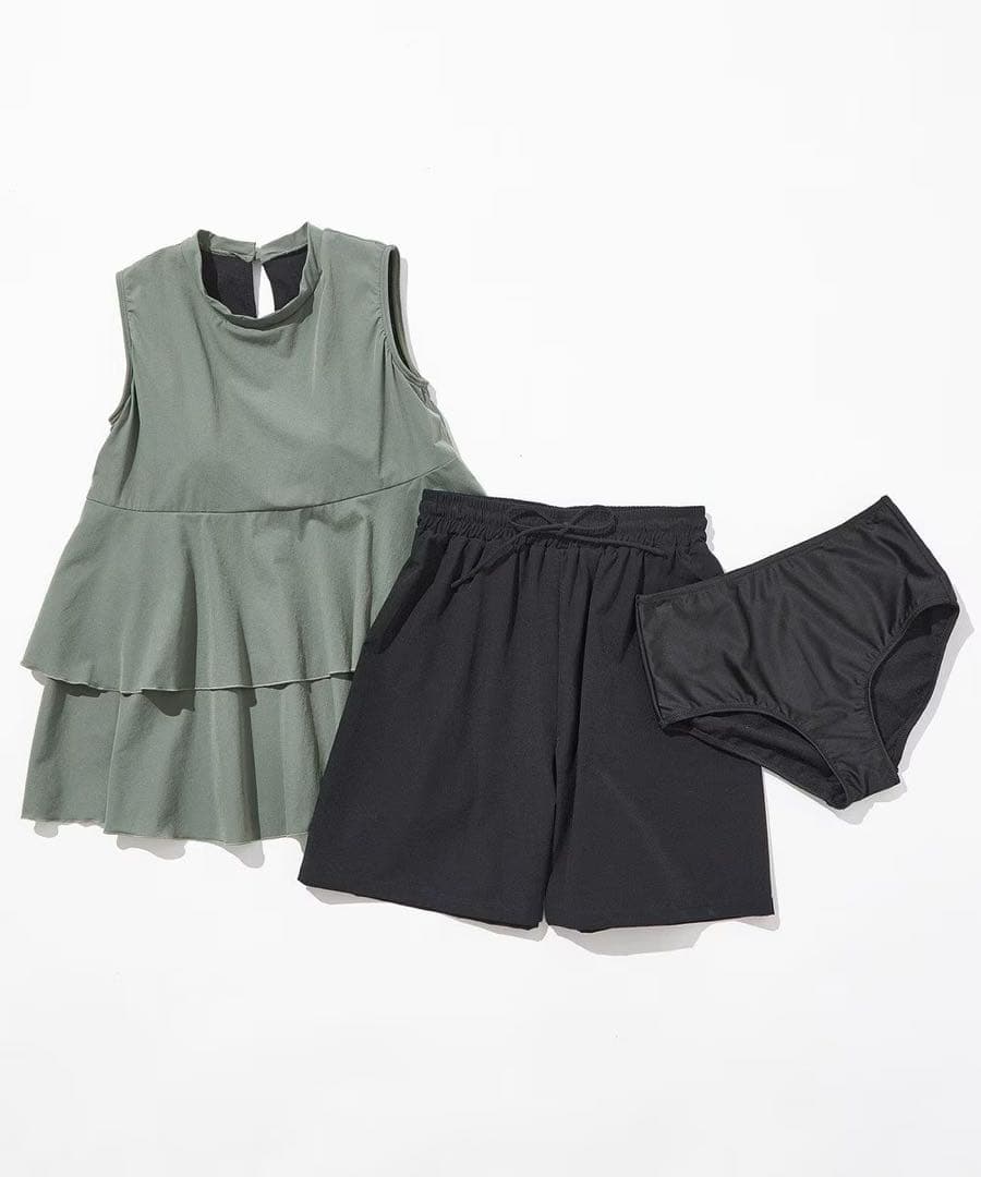 エニィシス　ティアード　水着　セットアップ