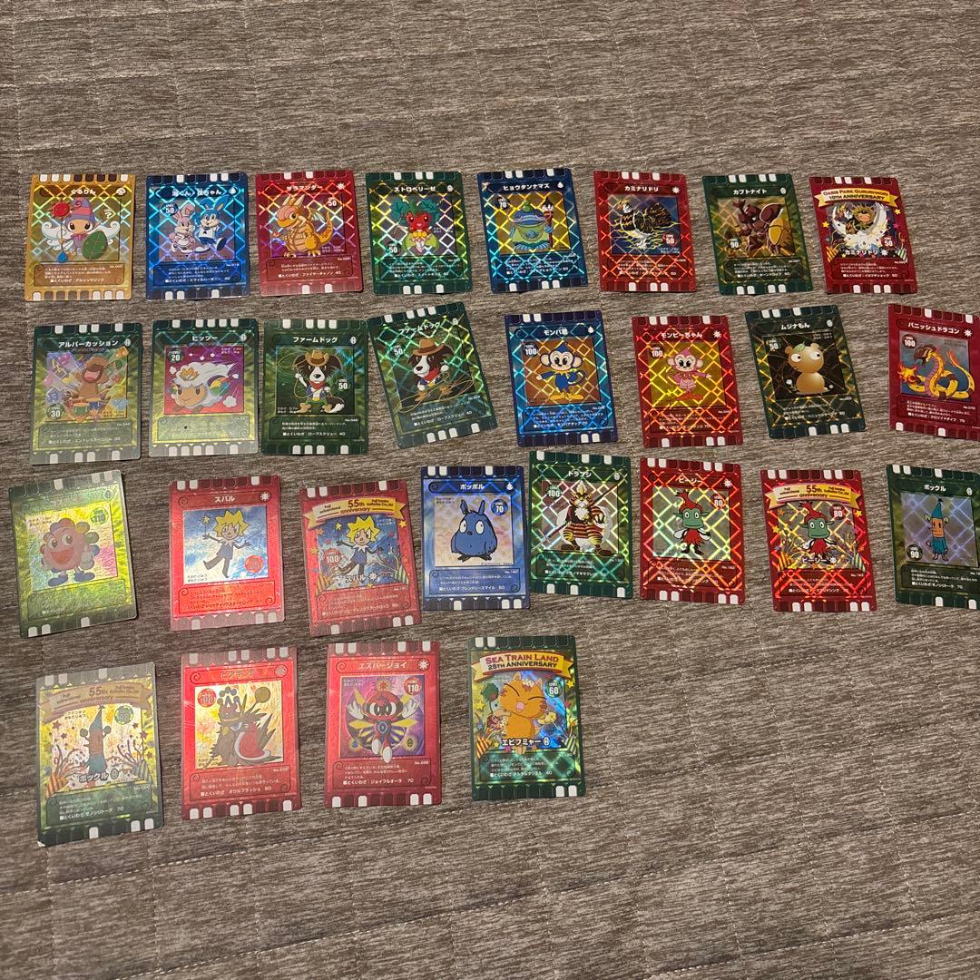 ぐるり森大冒険カード引退品