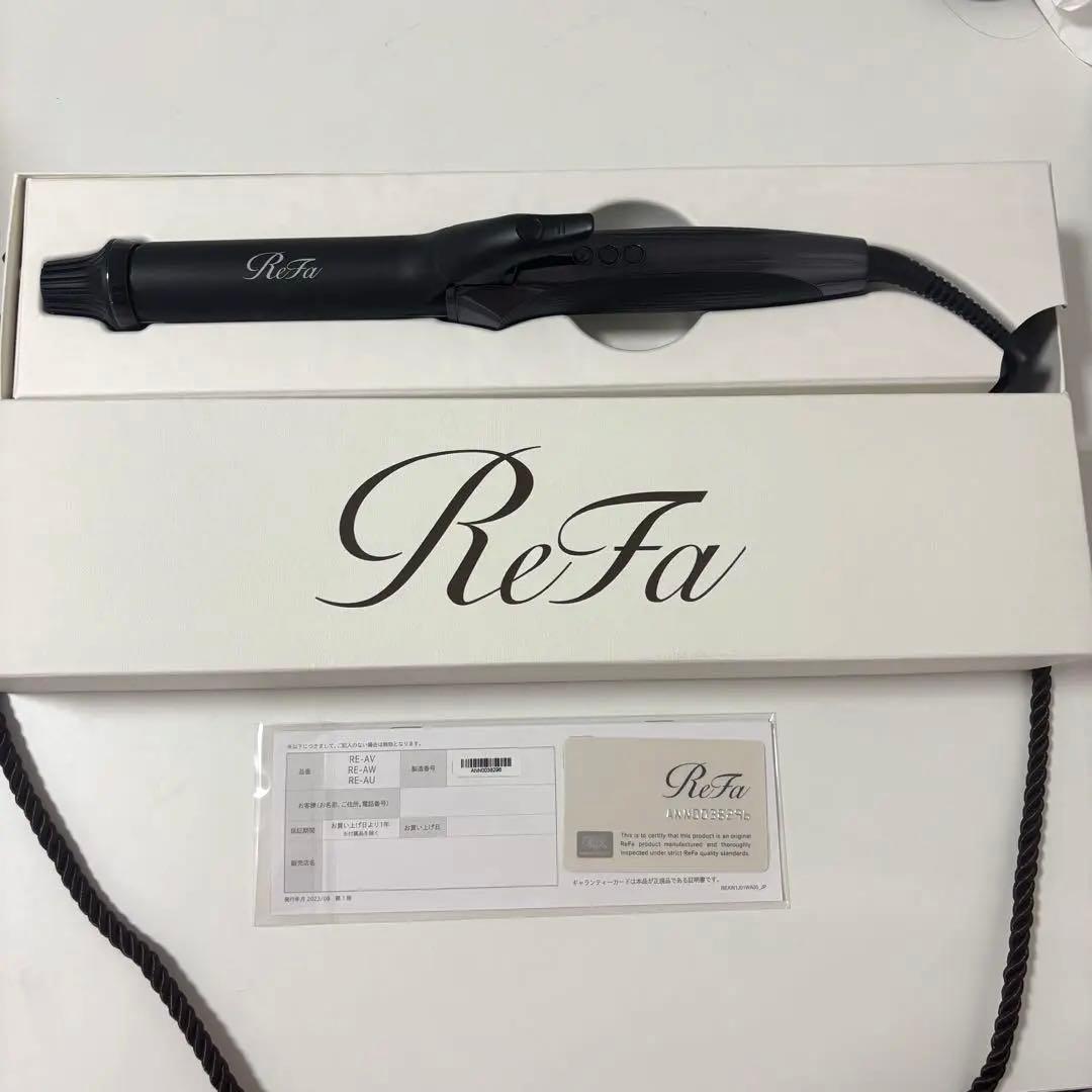 【美品】リファ カールアイロン プロ 32mm ブラック（正規品・箱付）