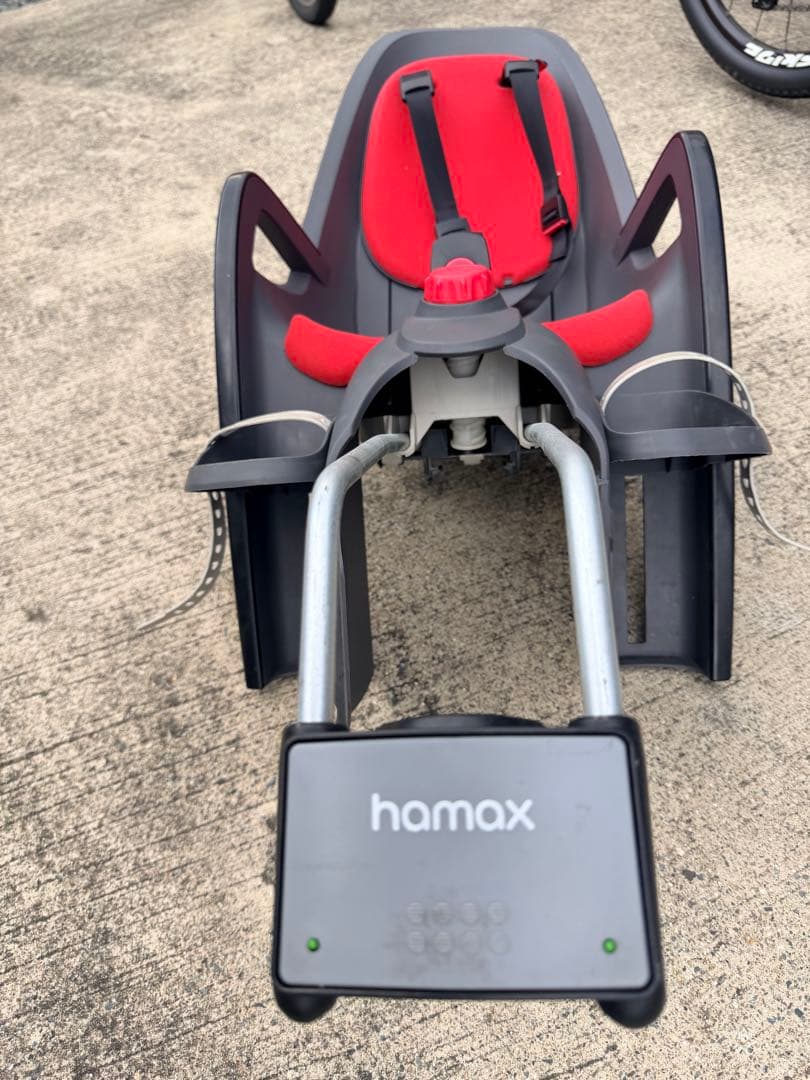 hamax 自転車用チャイルドシート レッド/グレー　値引対応可