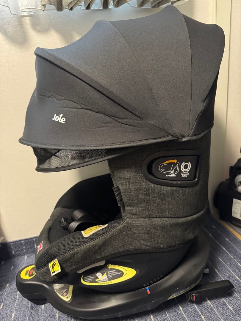 美品 Joie車用チャイルドシートi - Arc360キャノピー付ISOFIX