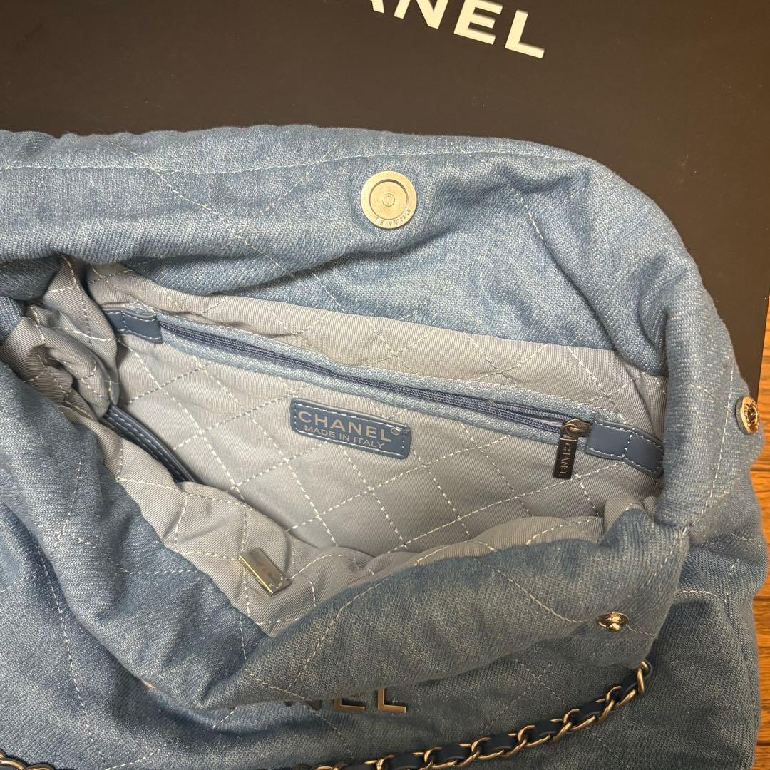 CHANEL22 シルバー金具　ノベルティバッグ